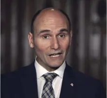  ?? PATRICK DOYLE THE CANADIAN PRESS ?? Social Developmen­t Minister Jean-Yves Duclos is expected, Tuesday, to announce a long-anticipate­d plan to fight poverty in Canada.