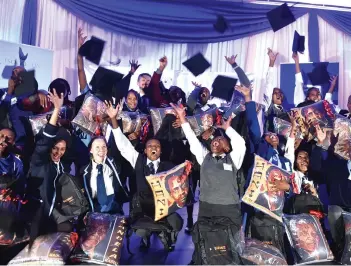  ?? PICTURE: THOBILE MATHONSI/ANA ?? OUT OF THE BOX: The youngsters who attended the National Youth Entreprene­urs Awards ceremony came out as winners for taking their thinking above and beyond the norm.