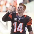  ?? MARK ZEROF, USA TODAY ?? Andy Dalton could emerge as a dark-horse MVP candidate.