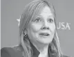  ?? MARK WILSON, GETTY IMAGES ?? On Tuesday, CEO Mary Barra pledged “bold actions” to boost GM’s profitabil­ity.
