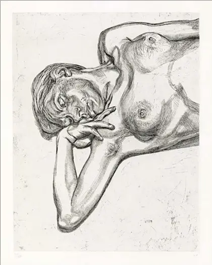  ?? Foto © The Lucian Freud Archive/ Bridgeman Images, UBS Art Collection ?? Cabeza y hombros de una joven, tada en Berlín