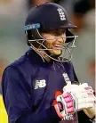  ??  ?? Smiles better: Root enjoys England’s ODI victory