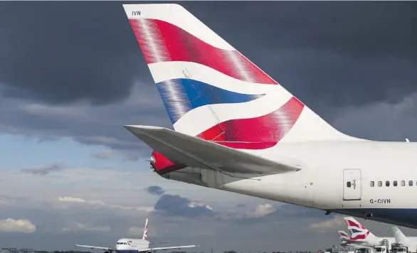  ?? JACK TAYLOR/GETTY IMAGES/FILES ?? A British Airways aircraft experience­d a major engine failure yet landed safely at Vancouver Internatio­nal Airport on Nov. 30, Transport Canada files show.