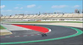  ?? FOTO:CIIRCUIT ?? Los pilotos de Motogp valoraron de forma positiva la nueva curva 10 del Circuit