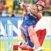  ?? PTI ?? Rishabh Pant of Delhi Daredevils scored 57 off 36 balls