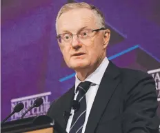  ?? ?? Reserve Bank governor Philip Lowe.