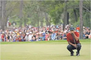  ??  ?? Tiger Woods is coming off his best two events among the four he has played in his latest comeback following back surgery. JASEN VINLOVE/USA TODAY SPORTS