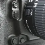  ??  ?? Depth-of-field and multi-function button pair is provided in both the horizontal and vertical positions.