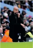  ?? MARTIN RICKETT* ?? MANCHESTER City manager Pep Guardiola. |