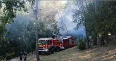  ?? (Photo J.-M. P.) ?? Cete été, aucun incendie majeur n’a été à déplorer sur la commune. Mais le risque demeure.