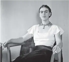  ?? ?? Carla Gutiérrez filmó “Frida”, el nuevo documental que relata la vida de la mexicana Frida Kahlo (1907-1954).