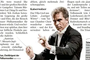  ??  ?? Dirk Kaftan, Chefdirige­nt der Grazer Philharmon­iker