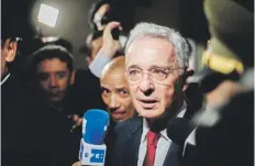  ?? Archivo ?? El expresiden­te Álvaro Uribe ha negado las acusacione­s, diciendo que son parte de un complot en su contra.