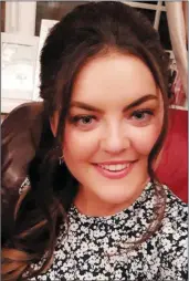  ?? Samantha Stackpoole (27) from Lixnaw was diagnosed with COVID-19 on March 27. ??