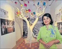  ??  ?? Kishwar Desai, the brain behind Partition Museum