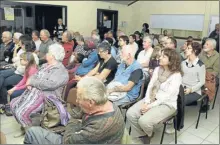  ??  ?? L’assemblée lors de la conférence