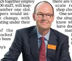  ??  ?? RIVALS:
Sainsbury’s Mike Coupe faces a tough market