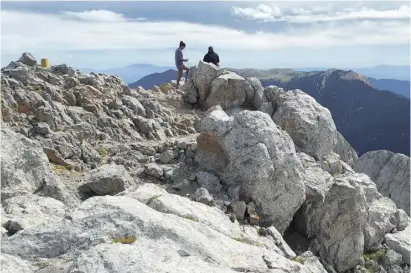  ?? ?? Up at the top of Pedraforca