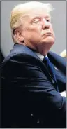  ?? AP PHOTO ?? U.S. President Donald Trump listens during a meeting with Republican Senators on immigratio­n in the Roosevelt Room at the White House, Thursday in Washington.