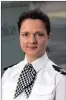  ??  ?? BOOBED: Assistant Chief Constable Rebekah Sutcliffe