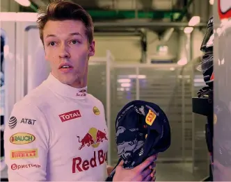  ?? GETTY ?? Daniil Kvyat, 23 anni, ha vinto la GP3 2013 e corso in F.1 dal 2014 con Toro Rosso e Red Bull