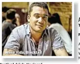  ??  ?? Jesse Vida, Blacktail Festival drink: Nacional