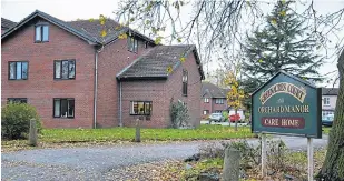  ??  ?? Orchard Manor Care Home in Chester where manager Miranda Debiasi, left, was visited by a delegation of care assistants who wanted to raise ‘troubling’ issues