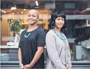  ?? CHLOE ELLINGSON THE NEW YORK TIMES ?? Tannis and her twin sister, Mara Bundi, own the Green Jar in Toronto. They said online orders to their store increased 500 per cent since it was featured on Not-Amazon.ca.