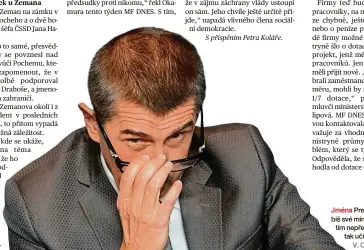  ?? Foto: V. Chlad, MAFRA ?? Jména Premiér Andrej Babiš své ministry za ANO zatím nepředstav­il. Možná tak učiní dnes.