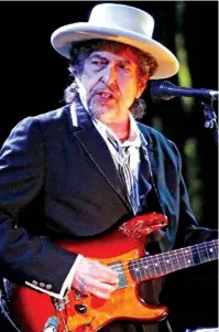  ??  ?? Bob Dylan