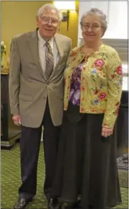  ?? SUBMITTED BY THE ARBOUR SQUARE CAMPUS ?? Two prom-goers and Arbour Square residents, John “Jack” Broschard and Lois Diephaus, attended the senior prom.