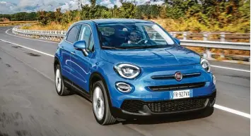  ?? Foto: Fiat ?? Que bello: Viele dürften zum Fiat 500X greifen, weil er so süß aussieht. In der neuesten Überarbeit­ung geben jetzt auch die Motoren Grund dazu.