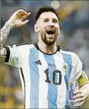  ?? FOTO: EFE ?? Leo Messi, indiscutib­le líder albicelest­e