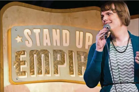  ?? CONTRIBUTE­D ?? Carina Magyar will be featured on the upcoming Season 2 of PBS’s “Stand Up Empire” and performs at the Velveeta Room later this month.