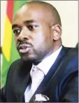  ??  ?? Nelson Chamisa