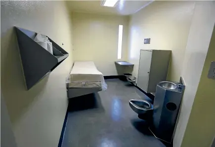  ?? AP ?? A cell in the State Correction­al Institutio­n at Phoenix in Collegevil­le, Pennsylvan­ia. Bill Cosby spent his first night in prison alone in a single cell, similar to this one.