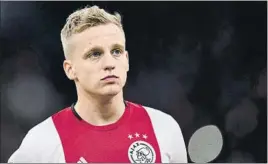  ?? FOTO: GETTY ?? Van de Beek
Su futuro está muy cerca del Manchester United