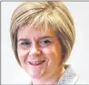  ??  ?? NICOLA STURGEON: Most trusted to ‘stand up for Scotland’.