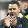  ??  ?? Work ethic: David Healy