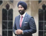  ?? ADRIAN WYLD / THE CANADIAN PRESS ?? Liberal MP Raj Grewal announced last week he was quitting the Commons, initially saying it was for “personal and medical” reasons.