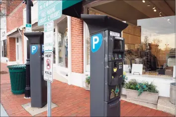  ?? Grace Duffield / Hearst Connecticu­t Media ?? After New Canaan signed a five-year contract with PayByPhone, some assume consumers will get fewer parking tickets.