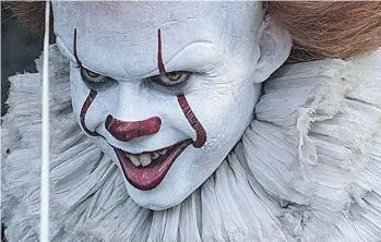  ??  ?? The remake of Stephen King’s It — starring Bill Skarsgard as the spooky clown Pennywise — has been such a success, we might see more well-respected directors trying out the horror genre.