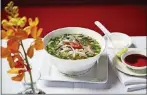  ?? CONTRIBUTE­D BY LE COLONIAL ?? Le Colonial captures Vietnamese cuisine well with its Pho Bo (Hanoi Beef Noodle Soup).