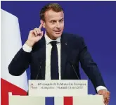  ?? LaPresse ?? En Marche Emmanuel Macron, 40 anni, presidente della Repubblica francese