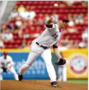  ?? PHOTOS BY DAVID JABLONSKI / STAFF ?? Anthony DeSclafani missed the entire 2017 season with a sprained ulnar collateral ligament in his right elbow.