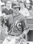  ?? KAMIL KRZACZYNSK­I, USA TODAY SPORTS ?? Whit Merrifield hit safely in the first 11 games he started.