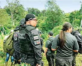  ?? FOTO ?? El Cuerpo Técnico de Investigac­ión (CTI) de la Fiscalía desplazó a Tumaco a más de 70 personas.