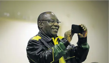  ?? / LEON SADIKI/ GALLO IMAGES ?? At the ANC’s Western Cape provincial policy conference, Deputy President Cyril Ramaphosa said radical economic transforma­tion should not benefit a few families.