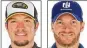  ??  ?? Martin Truex Jr. and Dale Earnhardt Jr. both had reasons to celebrate Sunday.
