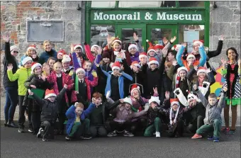  ?? Photo by Domnick Walsh ?? IT was an unequivoca­l three cheers from the children of North Kerry for the brilliance of the Listowel North Pole Express at the Lartigue on Friday.